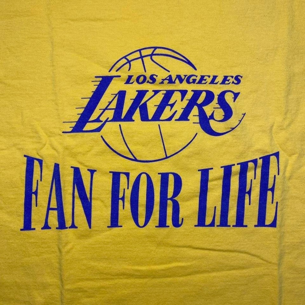 LA Los Angeles Lakers basketball promo‎ shirt - Fan for life - Kobe era